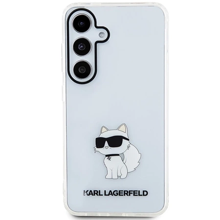 Etui Karl Lagerfeld IML Choupette na Samsung Galaxy S24+ - przezroczyste