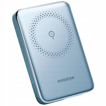 INNOSTYLE POWERMAG SLIM SZYBKI POWERBANK INDUKCYJNY DO MAGSAFE 10000MAH NIEBIESKI