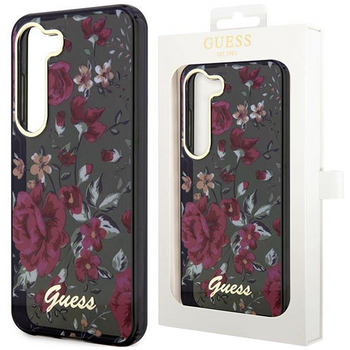 Etui Guess GUHCS23MHCFWSA S23+ S916 zielony/khaki hardcase Flower Collection