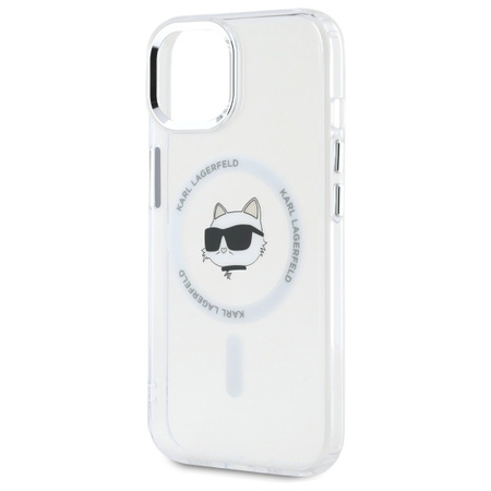 KARL LAGERFELD KLHMP15MHLSCHH HARDCASE METAL DO IPHONE 15 PLUS 6.7