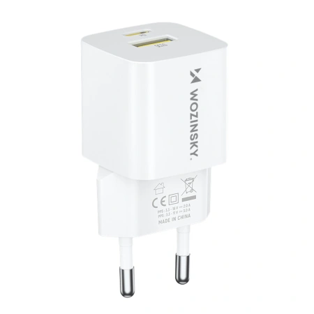 WOZINSKY ŁADOWARKA SIECIOWA USB-A USB-C DO TELEFONÓW 33W SZYBKIE ŁADOWANIE