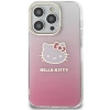 Etui Hello Kitty IML Gradient Electrop Kitty Head na iPhone 13 Pro / 13 - różowe