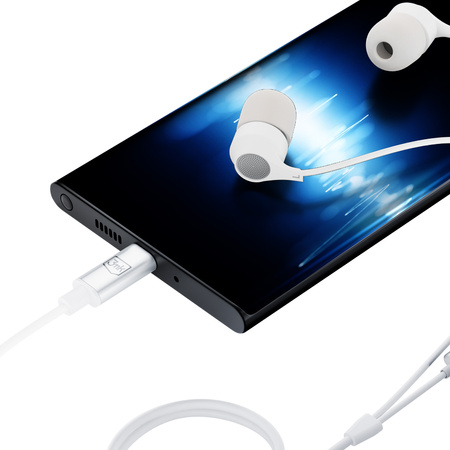3MK SŁUCHAWKI PRZEWODOWE DO USB-C DO TELEFONÓW KOMPUTERÓW DOSKONAŁY DŹWIĘK
