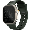 UNIQ pasek Stride Apple Watch Series1/2/3/4/5/6/7/8/9/SE/SE2/Ultra/Ultra 2 42/44/45/49mm FKM Rubber Strap ciemnozielony/moss green
