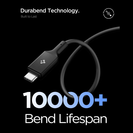 SPIGEN EB24012CC ESSENTIAL TYPE-C CABLE 240W 120CM BLACK