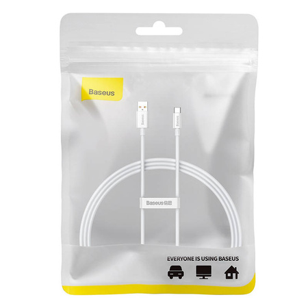 BASEUS KABEL USB-C 1M 100W DO TELEFONÓW I LAPTOPÓW Z SZYBKIM ŁADOWANIEM