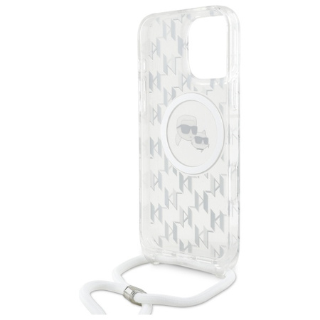 KARL LAGERFELD CASE DO IPHONE 16 PRO MAX 6.9 DO MAGSAFE CROSSBODY MONOGRAM