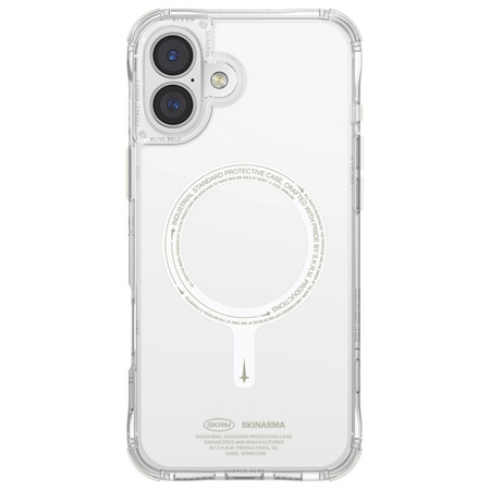 Skinarma etui Saido iPhone 16 Plus 6.7 Magnetic Charging zielony/green (niteglow)