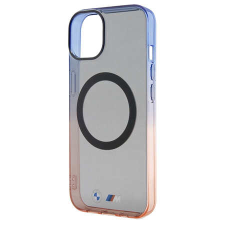BMW HARDCASE DO MAGSAFE BUMPER DO IPHONE 15 PLUS 14 PLUS 6.7 SZARY GRADIENT