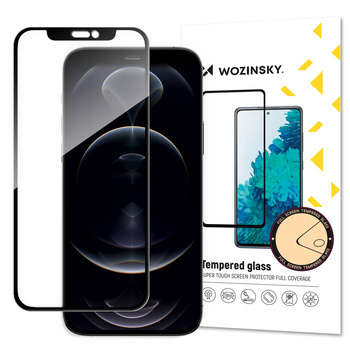 WOZINSKY FULL GLUE SZKŁO HARTOWANE DO IPHONE 13 MINI Z RAMKĄ CASE FRIENDLY