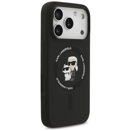 KARL LAGERFELD ETUI SILIKONOWE KARL&CHOUPETTE RING MAGSAFE DO IPHONE 17