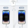 USAMS ŁADOWARKA 2XUSB-C T54 GAN 40W DO TELEFONÓW APPLE IPHONE ANDROID