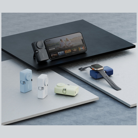 PowerBank 3w1 Bazic Koda 5000mAh PD20W USB-C/Lightning czarny