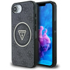 GUESS ETUI IML METAL GLITTER 4G CIRCLE TRIANGLE DO MAGSAFE DO IPHONE 16E