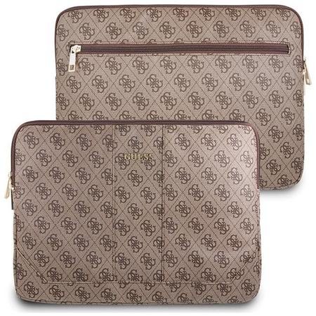 Guess Sleeve GUCS134GB 13" brązowy /brown 4G UPTOWN