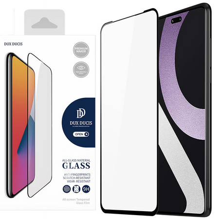 Dux Ducis 9D Tempered Glass szkło hartowane Xiaomi 12 Lite 9H z czarną ramką