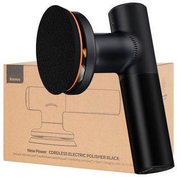 Baseus bezprzewodowa elektryczna maszyna polerska 30W 4000mAh czarna (CRDLQ-B01)