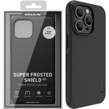 Nillkin Super Frosted Shield Pro Magnetic Case etui iPhone 14 Pro z MagSafe magnetyczne czarny