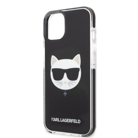 Etui Karl Lagerfeld KLHCP13MTPECK na iPhone 13 hardcase - czarne Choupette Head