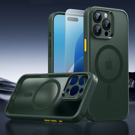 ESR CASE MAGNETYCZNE DO IPHONE 16 PRO MAX HALOLOCK DO MAGSAFE FROSTED GREEN