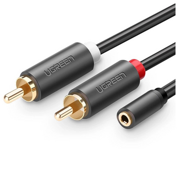 UGREEN KABEL RCA 2X CINCH 1M DO TELEWIZORA AUDIO WYSOKIEJ JAKOŚCI