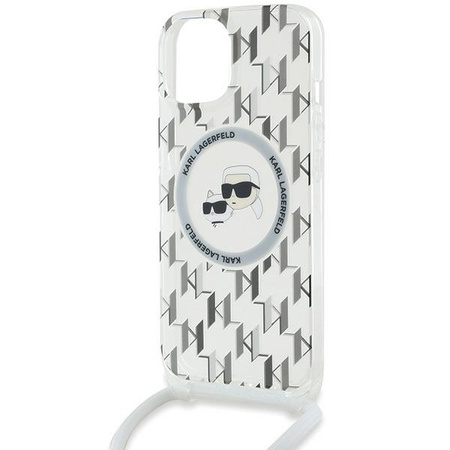 KARL LAGERFELD ETUI DO IPHONE 15 14 13 6.1 DO MAGSAFE Z MONOGRAMEM