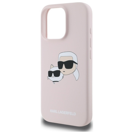 KARL LAGERFELD ETUI HARDCASE SILIKONOWE DO IPHONE 16 PRO 6.3 DO MAGSAFE