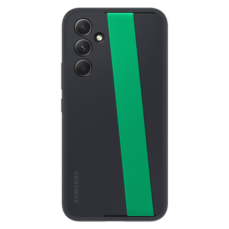 Samsung Haze Grip Case etui Samsung Galaxy A54 5G pokrowiec czarne (EF-XA546CBEGWW)