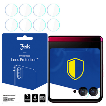 3MK LENS PROTECTION SZKŁO HYBRYDOWE DO MOTOROLA RAZR 40 ULTRA RAZR+ 2023