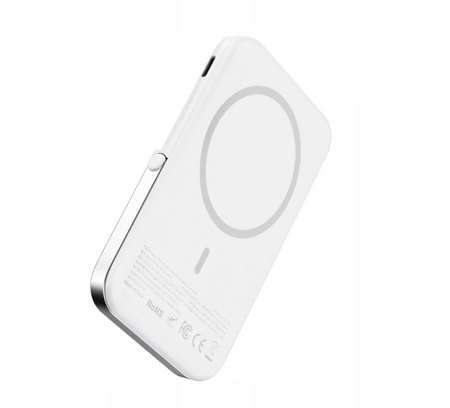 Powerbank Mcdodo GoPower  5000mAh PD 3.0 ,Do IPhone, Magnetyczny Bia³y