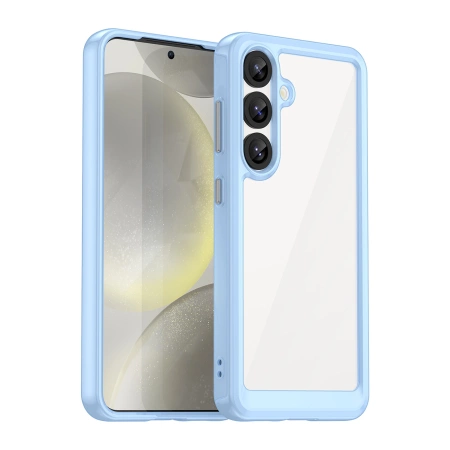 HURTEL ETUI SILIKONOWE OUTER SPACE CASE DO SAMSUNG GALAXY S25 ŻELOWA RAMKA