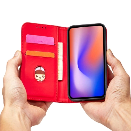 HURTEL MAGNETYCZNE ETUI POKROWIEC DO IPHONE 12 PRO MAX NA KARTY Z PODSTAWKĄ