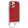 Mini MIHCP12MPCUBIRE iPhone 12/12 Pro 6,1" czerwony/red hard case Stripe Collection