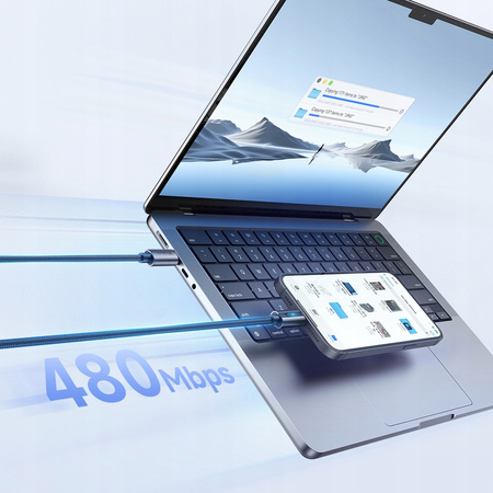 MCDODO KABEL USB-C SZYBKIE ŁADOWANIE DO SAMSUNG APPLE USB TYP C 100W 1M LED