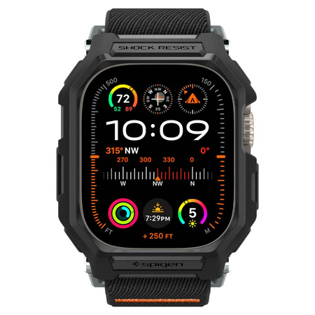 SPIGEN LITE FIT PRO ETUI DO APPLE WATCH ULTRA 1 2 49 MM MATTE BLACK OCHRONA