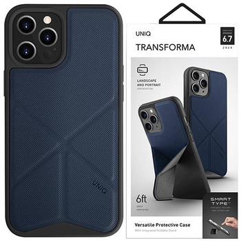 Etui Uniq Transforma na iPhone 11 Pro Max - niebieskie