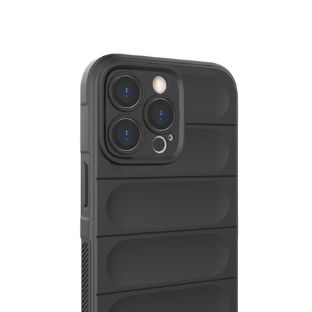 Magic Shield Case etui do iPhone 13 Pro Max elastyczny pancerny pokrowiec ciemnoniebieski