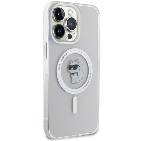 Etui Karl Lagerfeld IML Choupette MagSafe na iPhone 15 Pro Max - przezroczyste