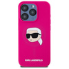 KARL LAGERFELD ETUI SILICONE KARL HEAD PRINT DO IPHONE 15 PRO 6.1 Z DO