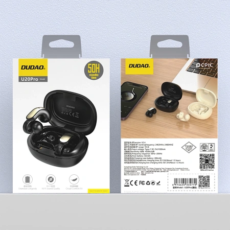 DUDAO SŁUCHAWKI BEZPRZEWODOWE U20 PRO TWS BLUETOOTH DO SMARTFONÓW