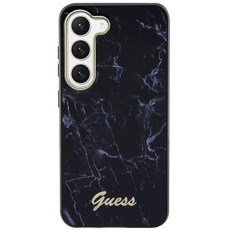 Etui Guess GUHCS23MPCUMAK S23 +S916 - czarne Marble