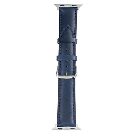 Beline pasek Apple Watch Leather38/40/41mm niebieski /blue