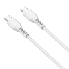 JELLICO kabel KDS-30 USB-C - USB-C PD 60W 1M Biały
