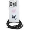 Etui Karl Lagerfeld IML Crossbody        Karl&Choupette Head do iPhone 16 Pro Max biały