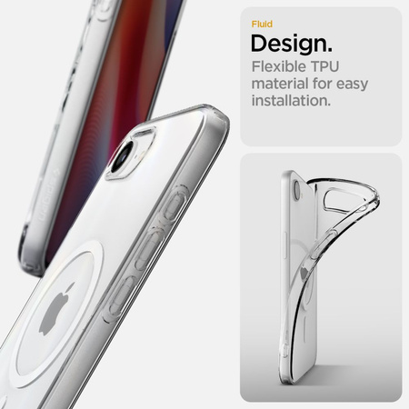 SPIGEN LIQUID CRYSTAL DO IPHONE 16E ETUI DO MAGSAFE Z ANTYPOŚLIZGOWĄ
