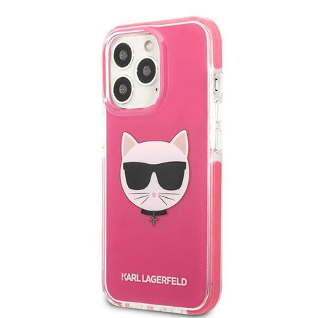 Karl Lagerfeld KLHCP13XTPECPI iPhone 13 Pro Max 6,7" hardcase fuksja/fuschia Choupette Head