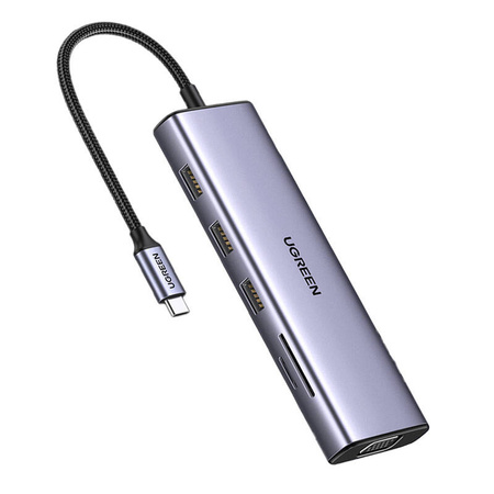 UGREEN ADAPTER HUB USB 10W1 DO MACBOOK LAPTOP HDMI VGA RJ45 SD TF AUX 35MM