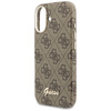 Etui Guess 4G Script MagSafe do iPhone   17 brązowy
