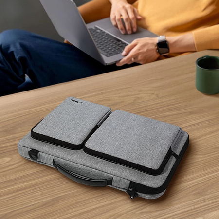TECH-PROTECT TORBA NA LAPTOPA 15 16 CALI DO MACBOOKA PRO AIR ANTYWSTRZĄSOWA