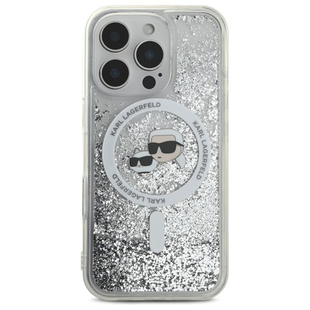 KARL LAGERFELD CASE DO IPHONE 16 PRO MAX 6.9 DO MAGSAFE Z LIQUID GLITTER